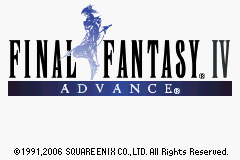 Final Fantasy IV Advance Title Screen